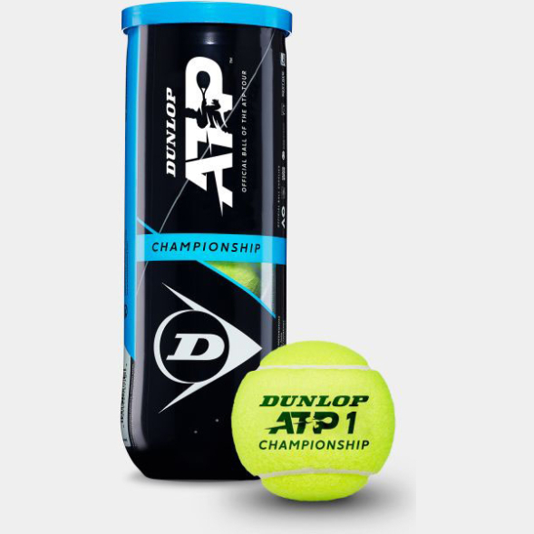 Мячи теннисные Dunlop ATP Championship 3B, 601332, упаковка 3 шт,  ITF