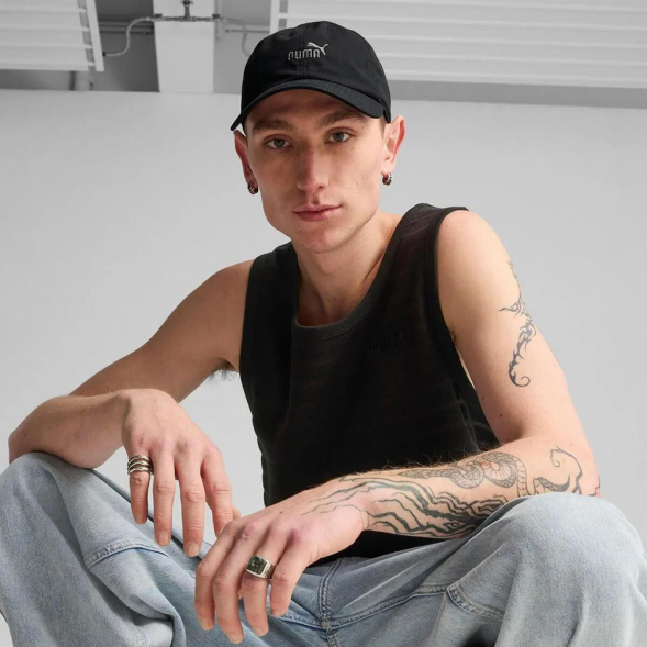 Бейсболка PUMA ESS Elevated BB Cap, 02598301, 100% хлопок, черный