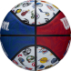 Мяч баск. WILSON NBA All Team, WTB1301XBNBA, р.7, резина, сине-белый