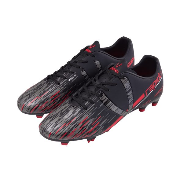 БЕЗ УПАКОВКИ Бутсы футбольные JÖGEL Rapido FG Black/grey