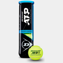 Мячи для большого тенниса Dunlop ATP Championship 4B, 601333, упаковка 4 шт,  ITF