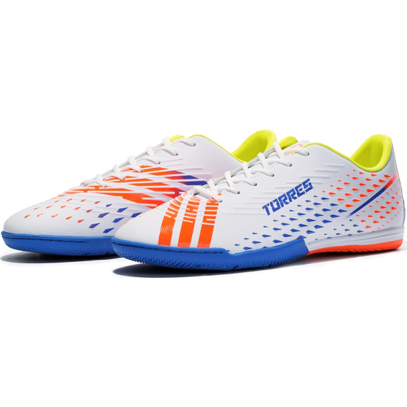 Бутсы зальные подростковые TORRES RAYO-J, TS134234-856-37, р.37, оранжево-жёлтый