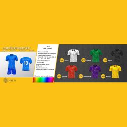 Футбольная форма ЭКИПО WEB Фиолетовый цвет