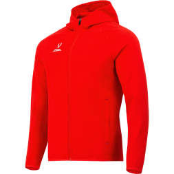 Худи на молнии JÖGEL ESSENTIAL Athlete Hooded FZ Jacket, красный