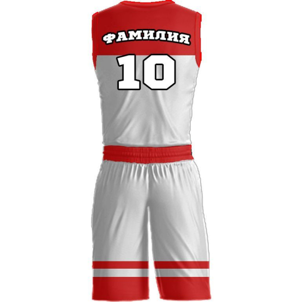 Баскетбольная форма ЭКИПО TOP Белый цвет