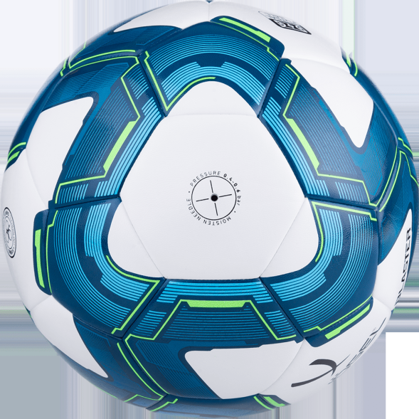 Мяч футзальный JÖGEL Blaster №4, белый/синий/голубой