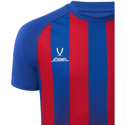 Футболка игровая JÖGEL CAMP Striped Jersey, красный/синий, детский