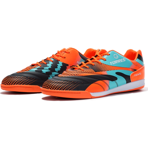 Бутсы зальные подростковые TORRES TIEMPO-J, TS134236-572-37, р.37, салатово--бирюзовый