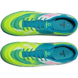 Бутсы зальные подростковые TORRES TIEMPO-J, TS134236-572-37, р.37, салатово--бирюзовый