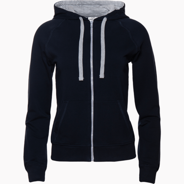 Толстовка женская STAN с капюшоном на молнии футер без начёса, 260, 61W