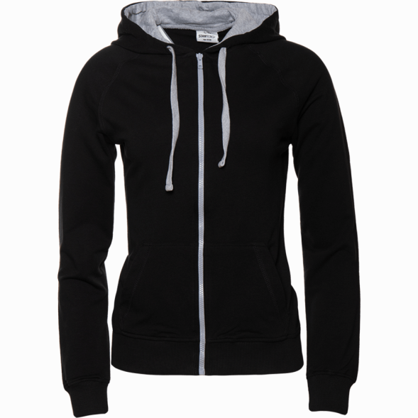 Толстовка женская STAN с капюшоном на молнии футер без начёса, 260, 61W