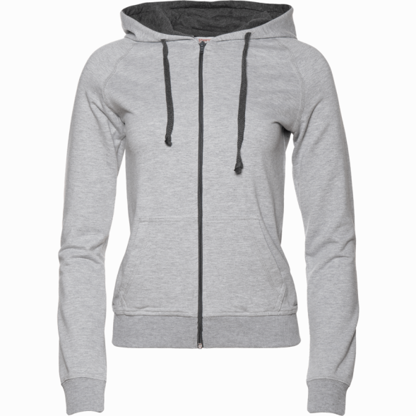 Толстовка женская STAN с капюшоном на молнии футер без начёса, 260, 61W