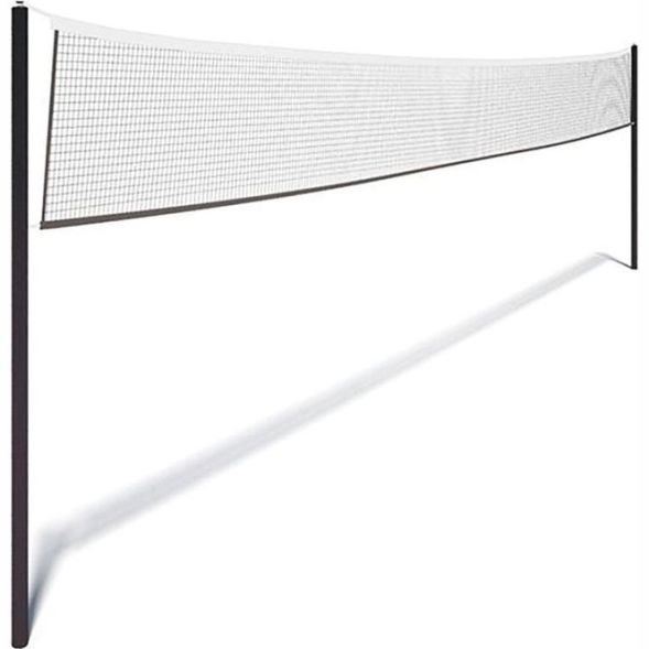 Сетка для волейбола 9,5 х 1 м, нить 3,5 мм, ячейки 100 х 100 мм, цвет белый