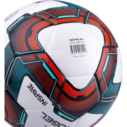 Мяч футзальный JÖGEL Inspire №4, белый/черный/красный