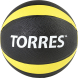 Медбол TORRES AL00221, 1кг., чёрно-желтый