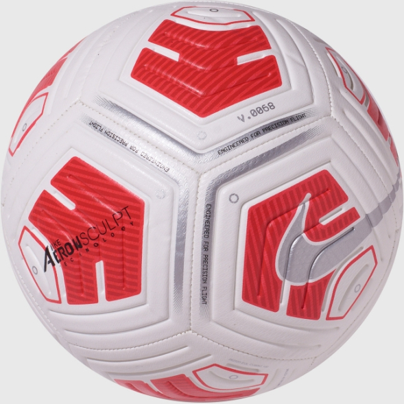 Мяч футбольный NIKE STRIKE TEAM 290G Бело-красный (100)