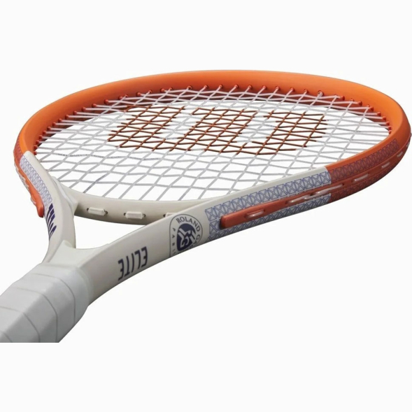 Ракетка б/т Wilson Roland Garros Elite Gr2, WR168410U2, алюм., со струнами, оранжево-бежевый