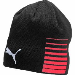 Шапка PUMA LIGA Reversible Beanie, 02235701, 100% полиэстер, двустор, черно-красный