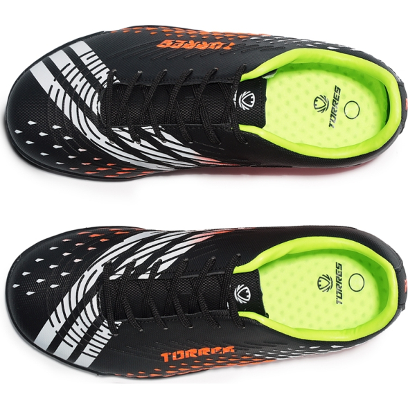 Бутсы зальные детские TORRES RAYO KID, TS134235-856-33, р.33, оранжево-жёлтый