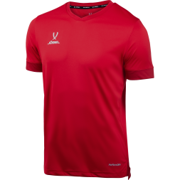 Футболка игровая JÖGEL DIVISION PerFormDRY Union Jersey, красный/ темно-красный/белый, детский