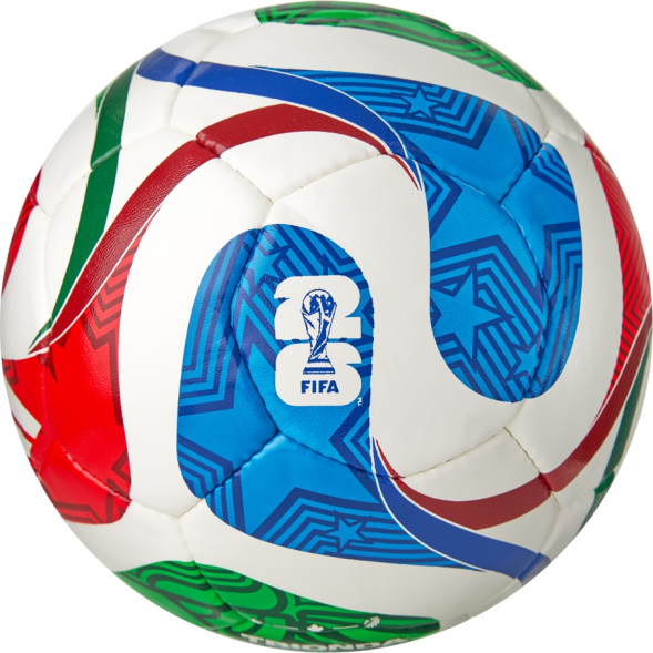 Мяч футзал. ADIDAS WC26 Trionda Training Sala, JD8048, р.4, 18п, ПУ, ручная сш, мультиколор