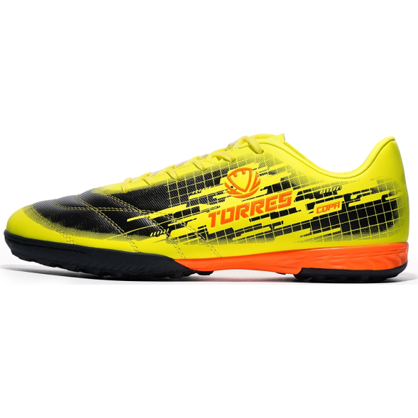 Бутсы футбольные (многошиповки) подростковые TORRES COPA-J, TS234237-736-37, р.37, сине-голубой