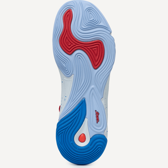 Кроссовки баскетбольные JÖGEL Contest, голубой/красный