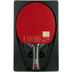 Ракетка для настольного тенниса DOUBLE FISH Black Carbon King Racket 3***, ITTF Approved