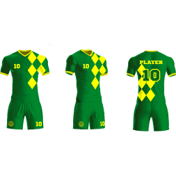 Футбольная форма ЭКИПО - Желтые ромбы