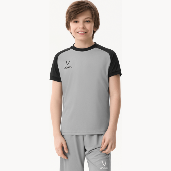 Футболка игровая JÖGEL CAMP Reglan Jersey, серый, детский