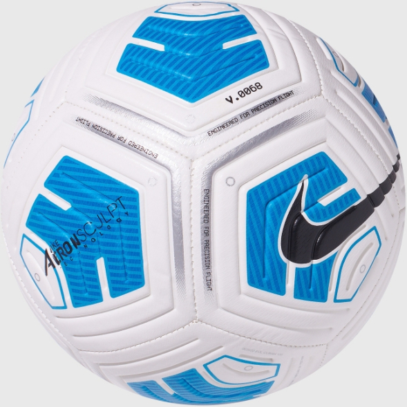 Мяч футбольный NIKE STRIKE TEAM 350G Бело-голубой