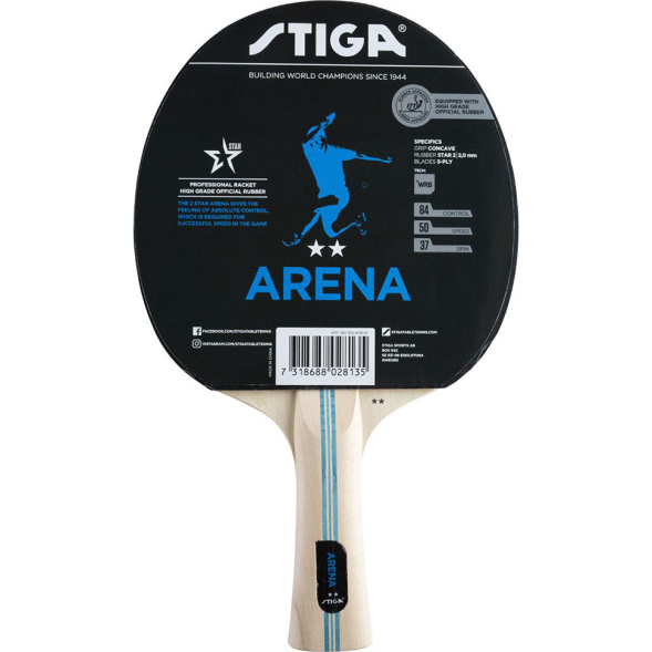 Ракетка для настольного тенниса STIGA Arena WRB ITTF 1212-6118-01, ITTF накладка