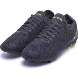 Бутсы футбольные ATEMI, SBA-003 MSR JUNIOR, цв. серый/ ярко-салатовый (36)