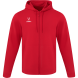 Флисовое худи на молнии JÖGEL ESSENTIAL Cotton Fleece FZ Hoodie, красный, детский