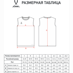 Майка тренировочная JÖGEL DIVISION PerFormDRY Training CVC Z4, темно-синий