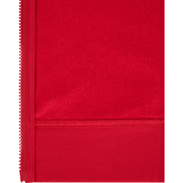 Флисовое худи на молнии JÖGEL ESSENTIAL Cotton Fleece FZ Hoodie, красный