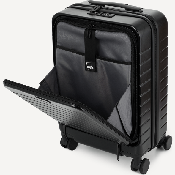 Чемодан для ручной клади JÖGEL ESSENTIAL Carry on Spinner, черный