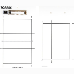 Тактическая доска для волейбола TORRES TR1001V