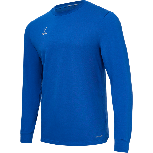 Лонгслив тренировочный JÖGEL DIVISION PerFormDRY Training CVC LS Z2, синий