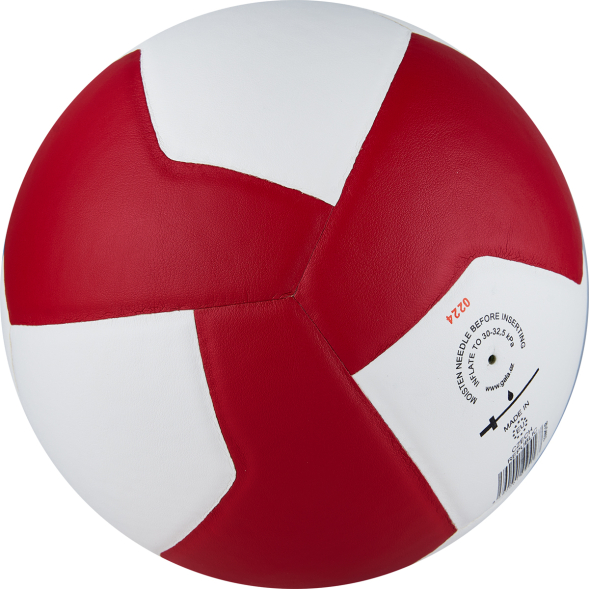 Мяч вол. GALA Relax 12, BV5465S, р. 5, синт. кожа ПУ, клееный, бут. камера, бело-сине-красный