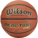 Мяч баск. WILSON Reaction PRO, WTB10139XB05, р.5, синт. PU, бутил. камера, темно-коричневый