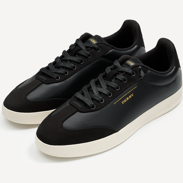 Кроссовки спортивные JÖGEL Derby, черный/золотой