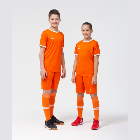 Шорты игровые JÖGEL CAMP Classic Shorts, оранжевый/белый, детский