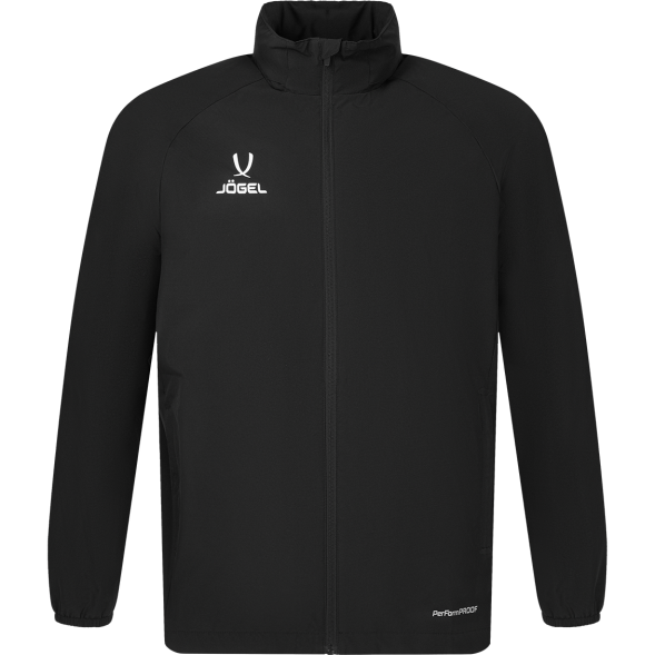 Куртка ветрозащитная JÖGEL PREMIER PerFormPROOF FZ Rain Jacket, черный