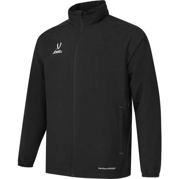 Куртка ветрозащитная JÖGEL PREMIER PerFormPROOF FZ Rain Jacket, черный