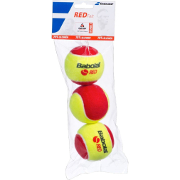 Мяч для большого тенниса детский Babolat Red 501036, 3шт., желто-красный