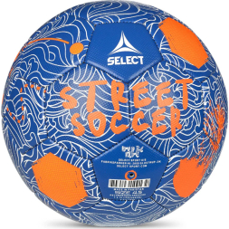 Мяч футб. SELECT Street Soccer, 0955265226, р.4,5, 32 пан., ПУ, маш.сш., сине-оранжевый