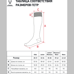 Гетры футбольные JÖGEL Match Socks