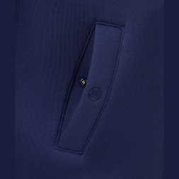 Бомбер JÖGEL ESSENTIAL Fleece Bomber, темно-синий/серый меланж