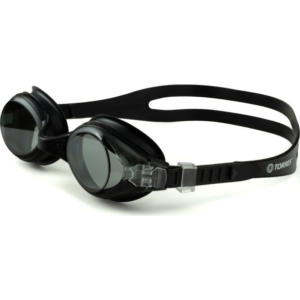 Очки детские (6-12 лет) для плавания TORRES Splash Junopr, SW-32208BK, дымчатые линзы